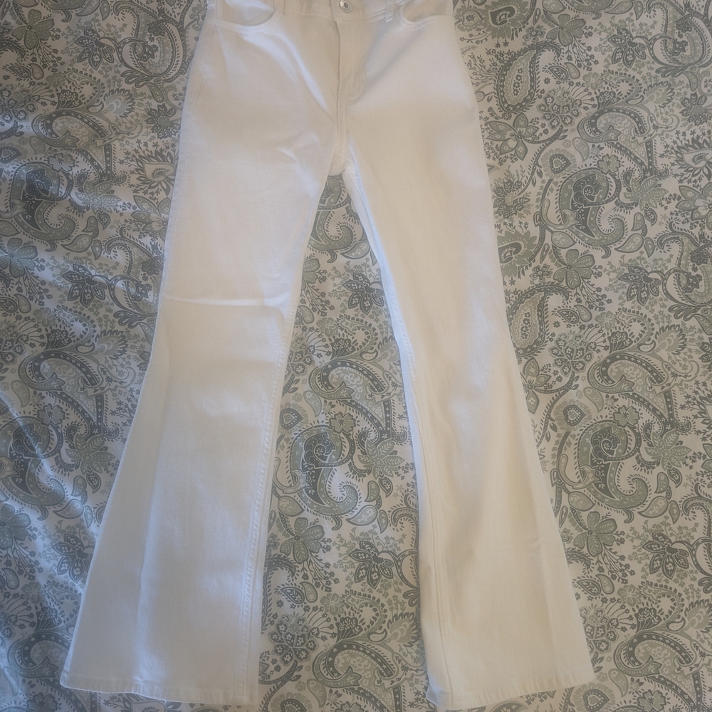 White Flared Jeans